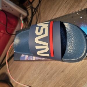 NEW IN BOX NASA SLIDES Childrens Size 12